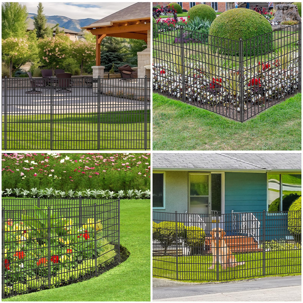 Toolterritary animal barrier fence demonstrates safe containment for pets.