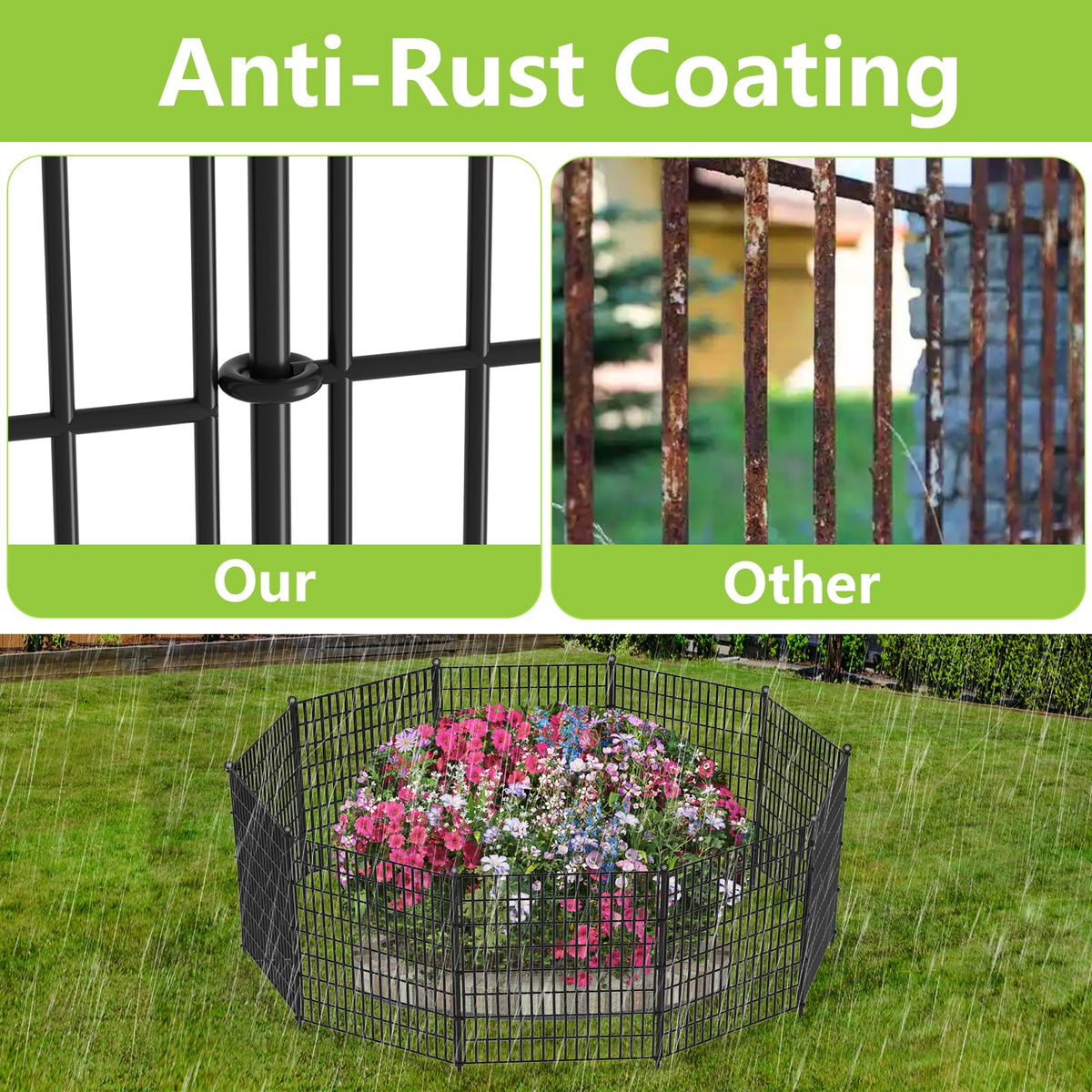 Toolterritary multi-panel layout connects panels for customized fencing.