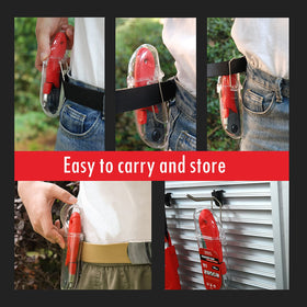Toolux blade is easily replaceable using a coin for quick maintenance.