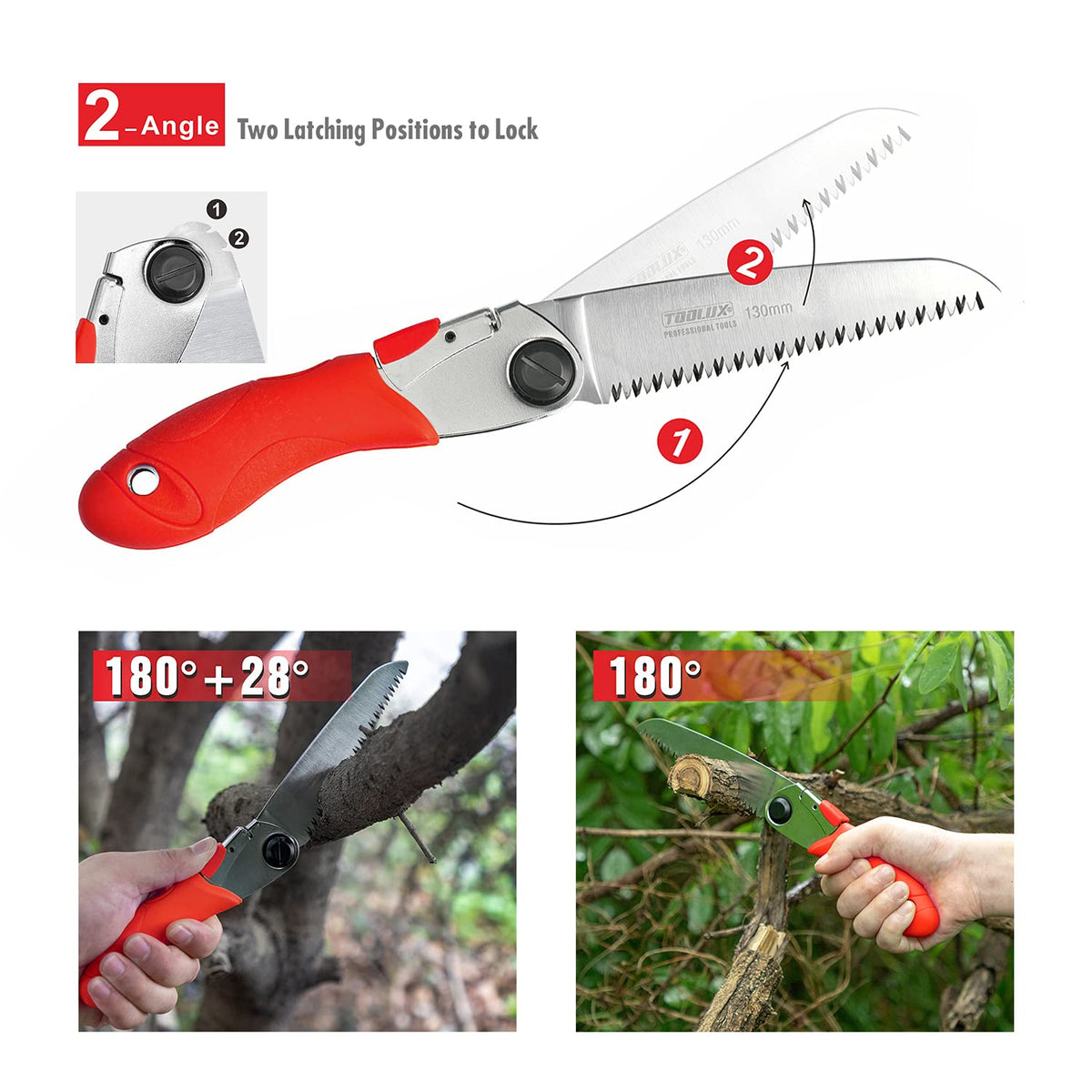 Toolux includes protective storage case to keep blade safe and organized.