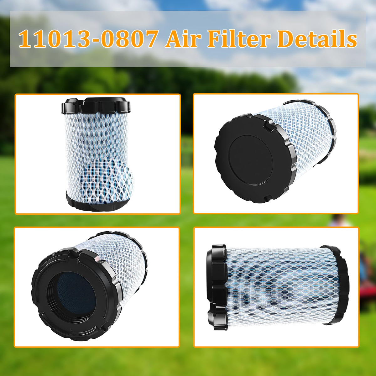 Toolyuan air filter for Kawasaki FT730V assembly supports efficient engine breathing.