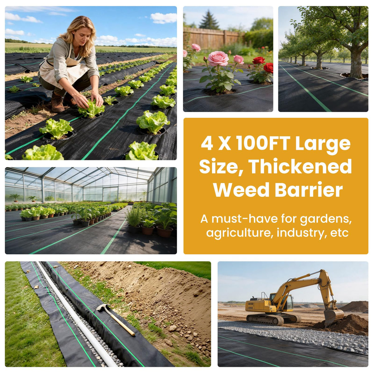 TOONARS gravel path setup with weed barrier for neat, long-lasting results