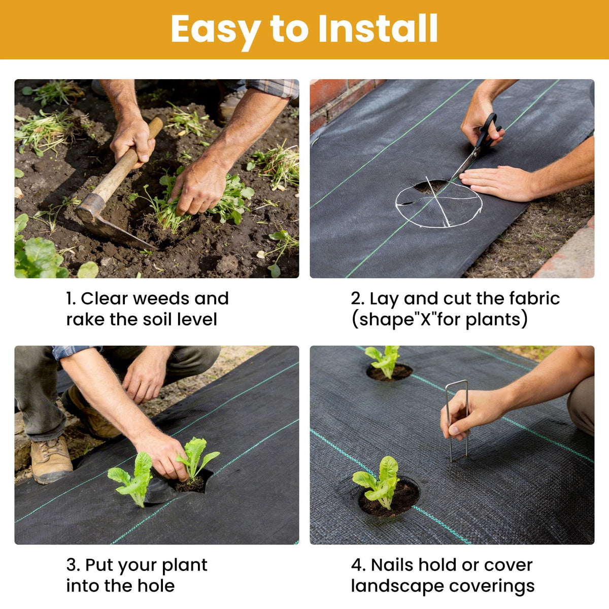 TOONARS multipurpose garden fabric demonstrates versatility for beds, paths, and drives