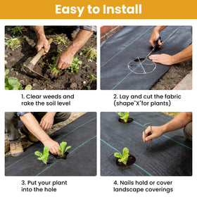 TOONARS multipurpose garden fabric demonstrates versatility for beds, paths, and drives