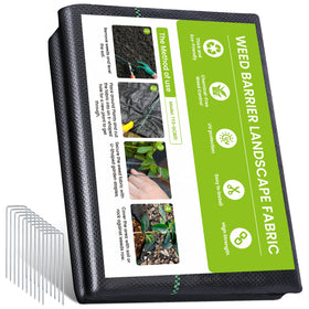 TOONARS weed barrier fabric roll provides reliable weed suppression for gardens
