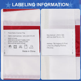 TOOUP American Flag 5x8 perfect for car trips and outdoor events.