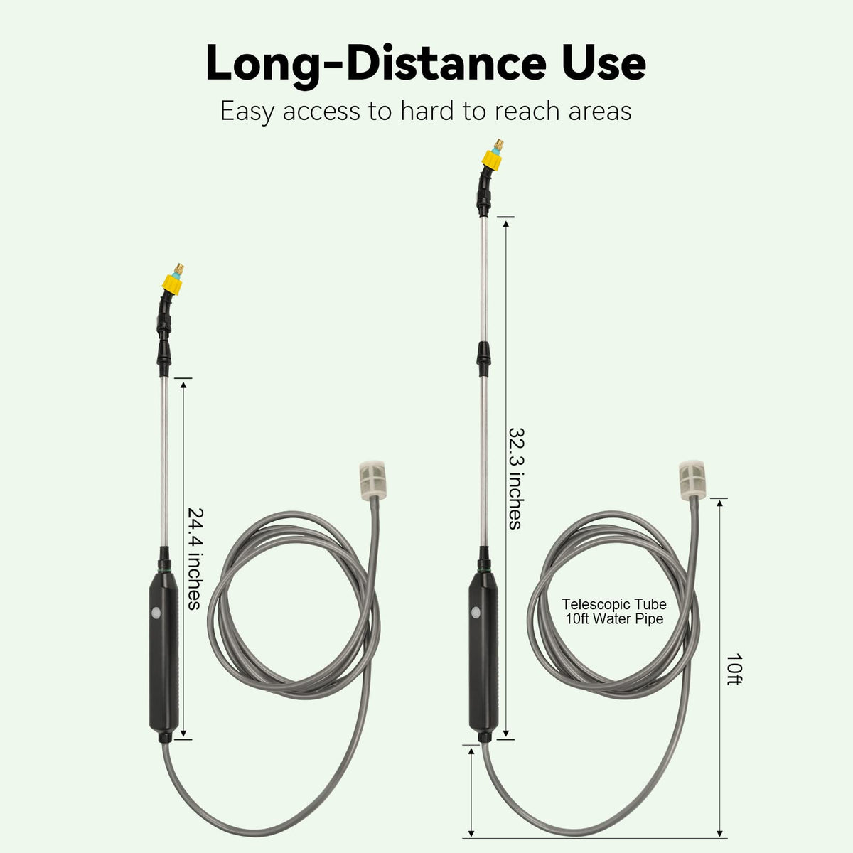 TOOVEM three nozzles offering mist and stream options