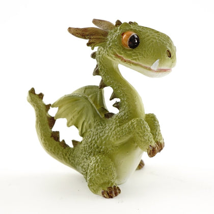 Top Collection 4412 miniature dragon statue for fairy gardens adds whimsy and magical accents.
