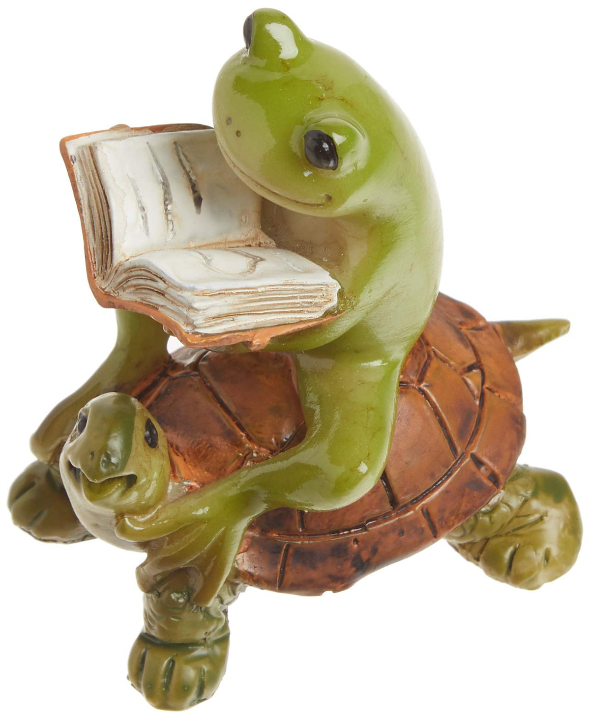 Top Collection hand-painted resin detail highlights textures for realistic fairy garden displays.