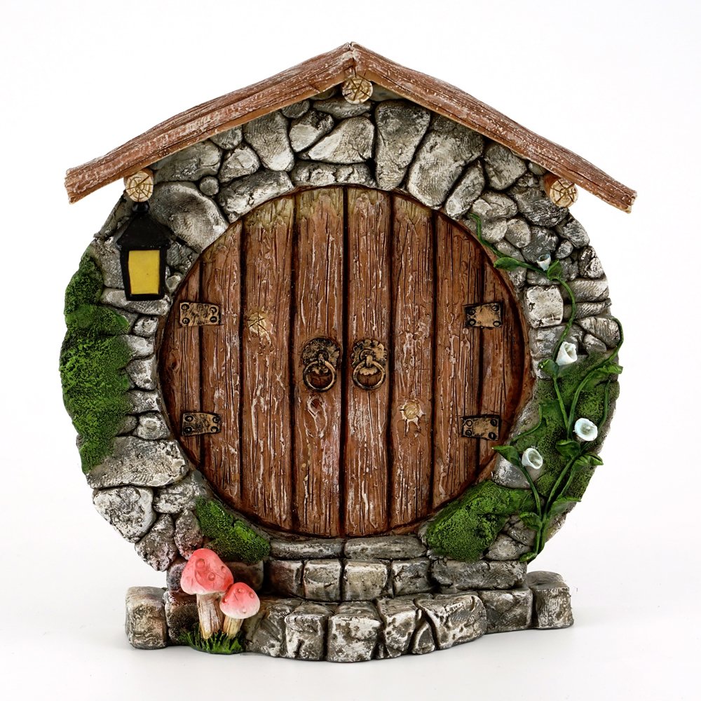 Top Collection round door decor for fairy gardens adds whimsical indoor charm