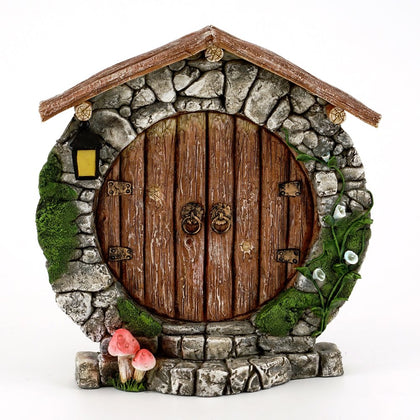 Top Collection round door decor for fairy gardens adds whimsical indoor charm
