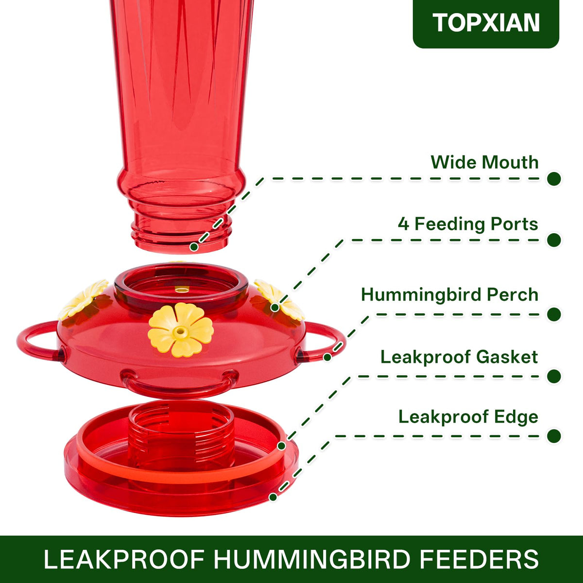 TOP XIAN outdoor-friendly feeder makes a thoughtful gift for bird lovers
