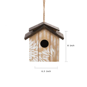 Topadorn bird house with drain hole at the back for easy cleaning