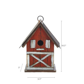 Topadorn birdhouse premium materials ensure lasting charm.