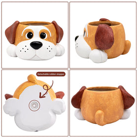 Toparad dog planter is a charming gift for plant lovers.