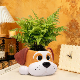Toparad dog planter suited for herbs and small greenery.