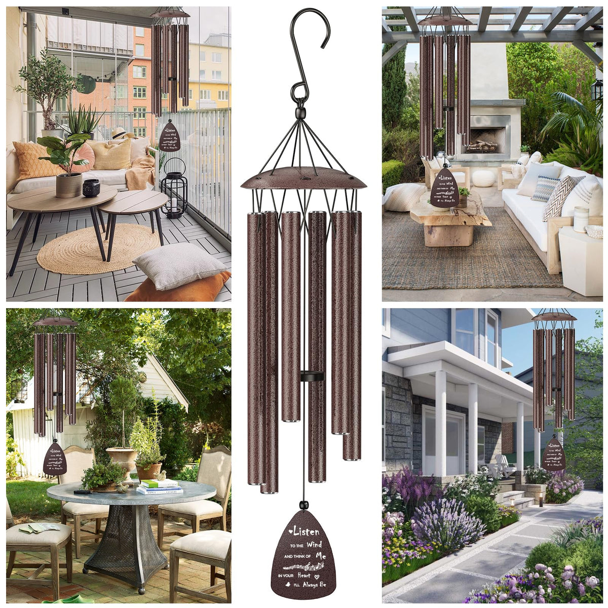 Topbry 32 inch outdoor chime ideal for memorial spaces