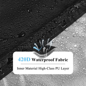 Topcover egg chair cover waterproof zipper seals out rain