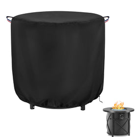 Topcover 30-inch round fire pit cover protects your patio from rain and dust.