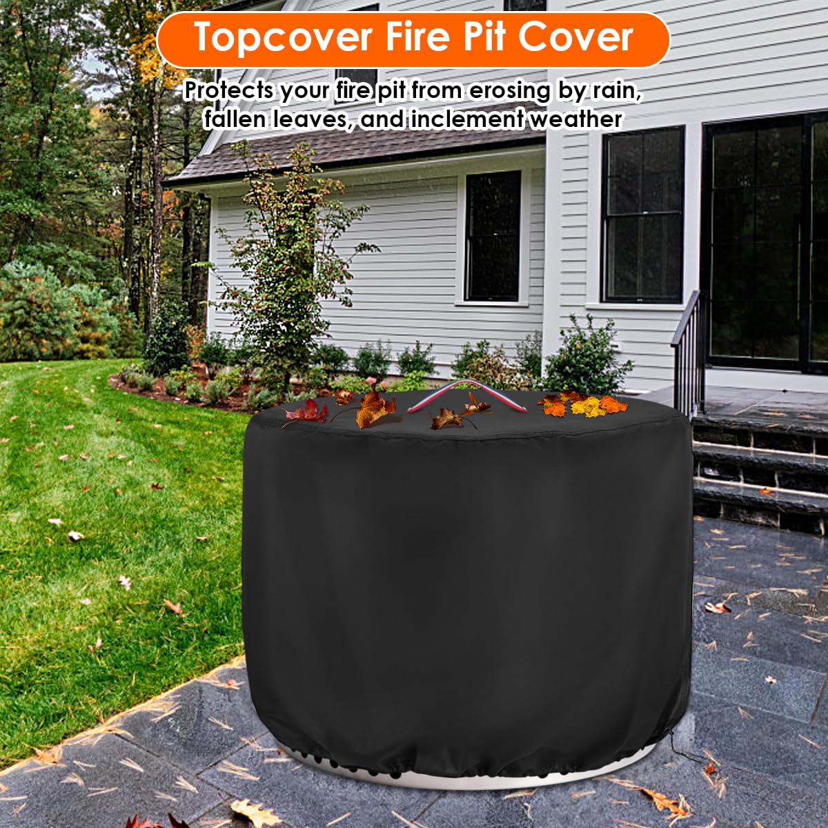 Topcover PU coating shields moisture and sun damage for outdoor use.