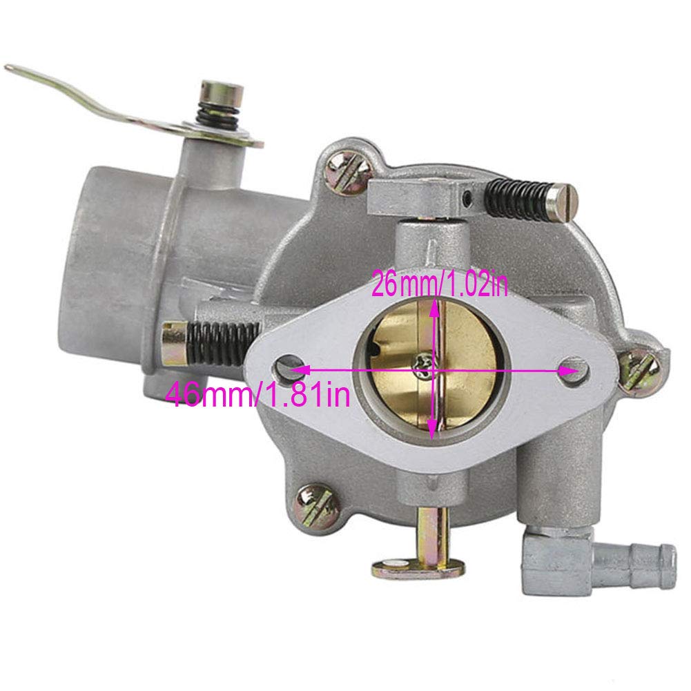 TOPEMAI 390323 carburetor top angle highlighting compact design for easy installation