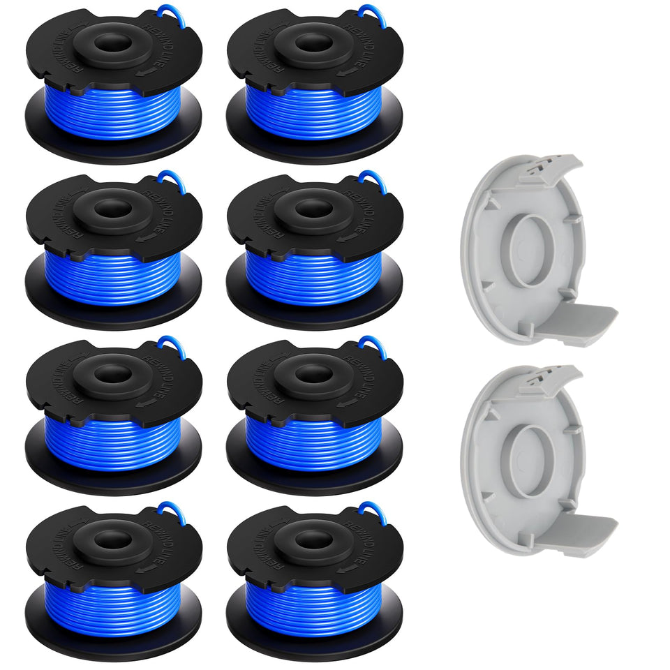 TOPEMAI AC14RL3A eight-spool set ready for Ryobi trimmers.