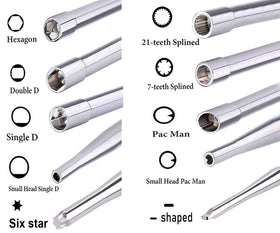 TOPEMAI 21-teeth splined tool for precise carburetor adjustments