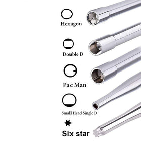 TOPEMAI hexagon tool for varied screw shapes
