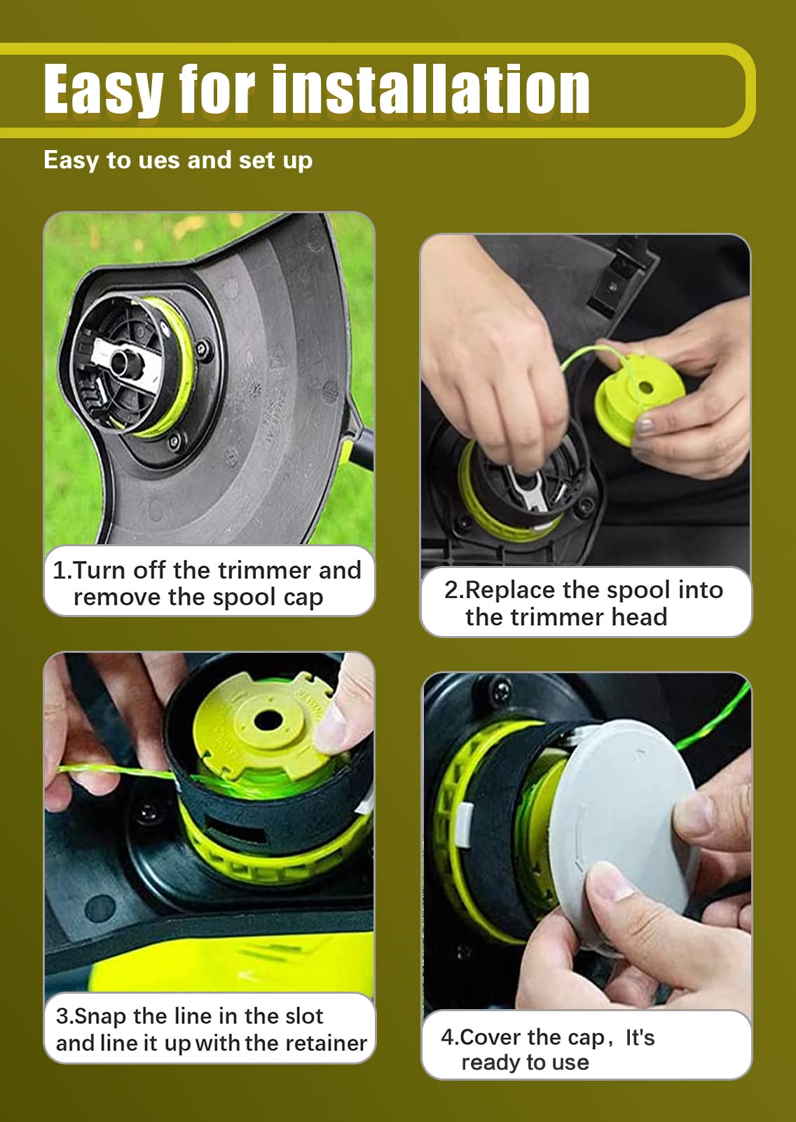 TOPEMAI twisted 0.080 in trimmer line detail highlights durable cutting.