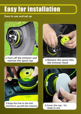 TOPEMAI twisted 0.080 in trimmer line detail highlights durable cutting.