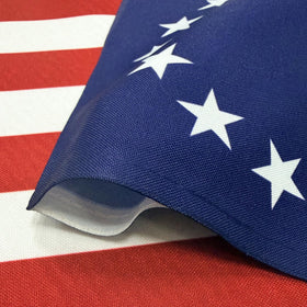 TOPFLAGS Betsy Ross flag, yard display in outdoor setting for porch visibility.
