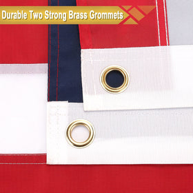 TOPFLAGS anti-rust brass grommets secure flag on a pole