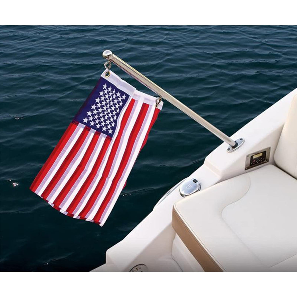 TOPFLAGS patriotic flag suitable for marine vehicles and outdoor adventures