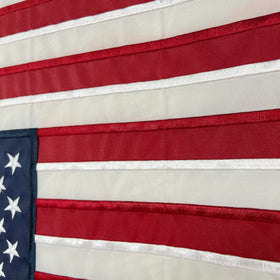 TOPFLAGS Polyester flag with fade-resistant color for long-lasting outdoor display.