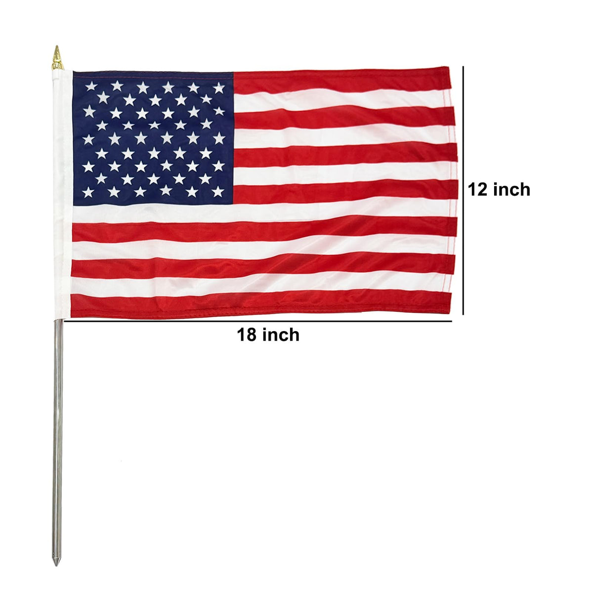 TopFLAGS premium knitted fabric flag showing wrinkle resistance.