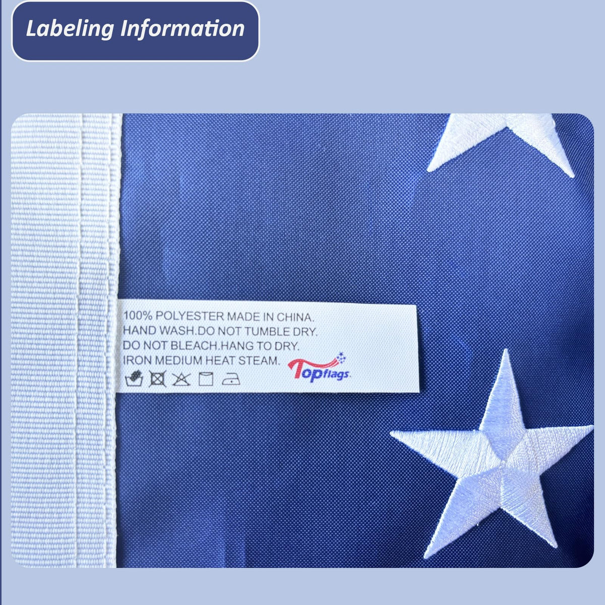 TOPFLAGS reliable quality flag for outdoor use