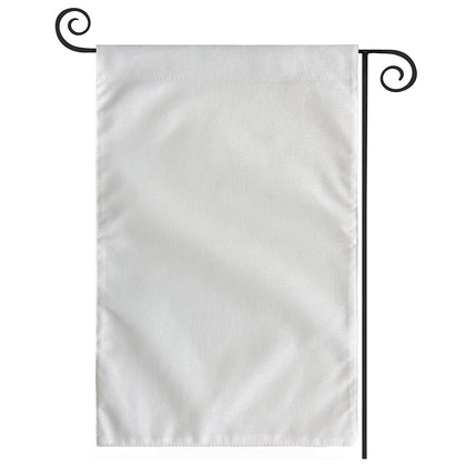 TOPFLAGS 12x18 double-sided flag front view, ready for two designs.