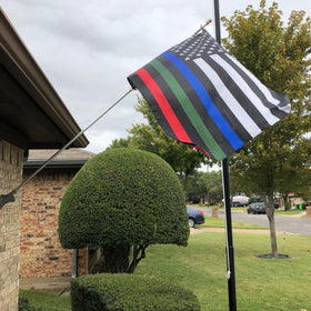 Topflags vivid color and sturdy fabric for reliable display.