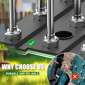 TOPHDY heavy-duty lawn aerator designed for DIY lawn care projects.