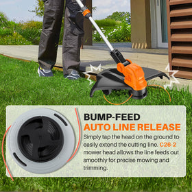 Durable Topkidame C26-2 head loading line through eyelets quickly