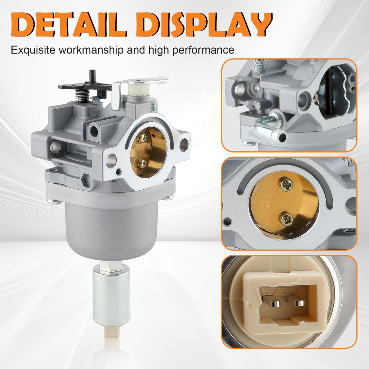 Topkidame carburetor air filter keeps debris out for steady airflow.