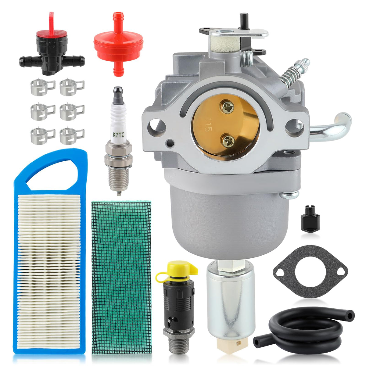 Topkidame carburetor fuel hose aids secure, leak-free fuel lines.