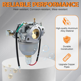 Topkidame fuel pump included for steady fuel flow during mowing sessions.