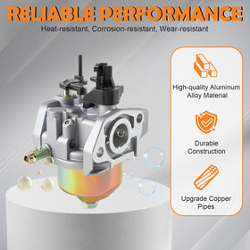 Topkidame Huayi carburetor close-up shows precise fuel passages and construction