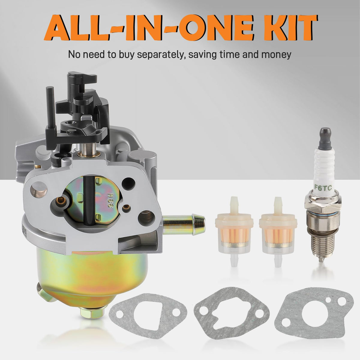 Topkidame Huayi carburetor ready for installation in compatible mowers
