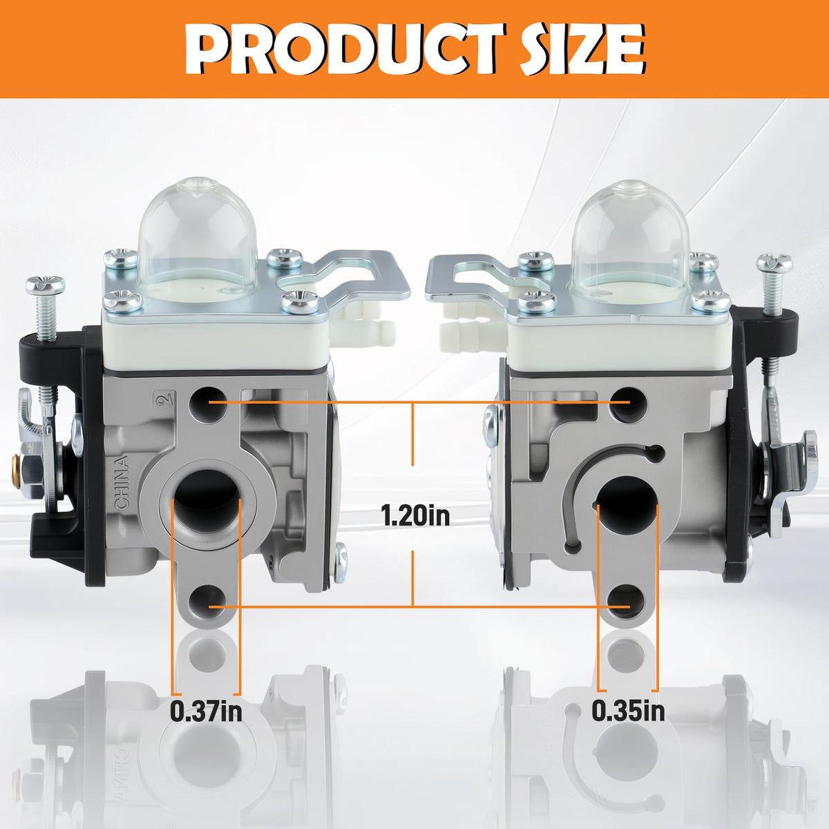Topkidame PB2520 fuel filter, primer bulbs, and gaskets for sealed fuel system
