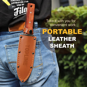 Topline Hori Hori serrated edge tackles tough roots and branches