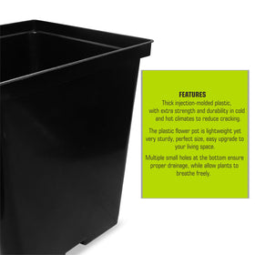 TopoGrow pots suitable for indoor gardens and outdoor balcony plantings.