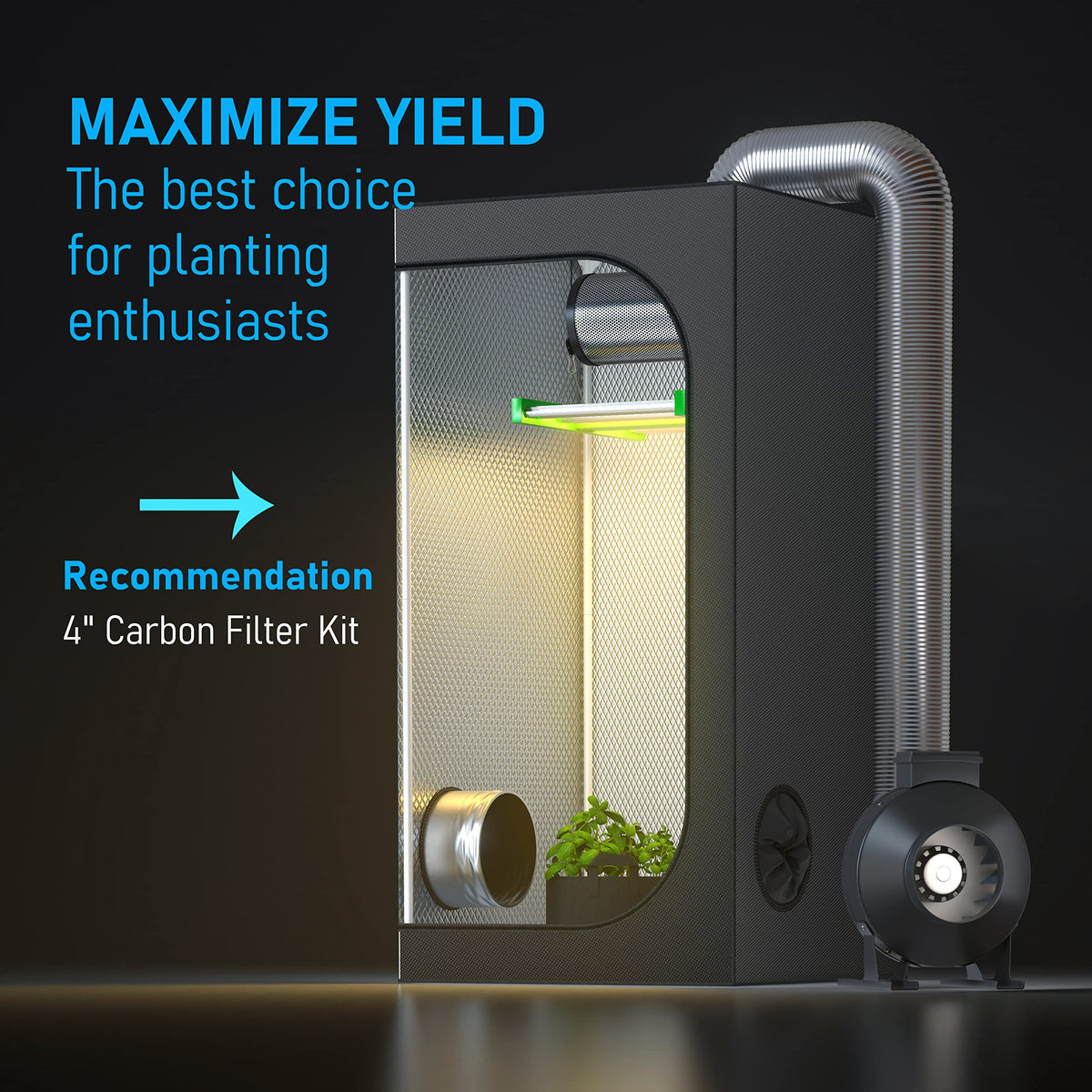 TopoLite grow tent sturdy frame and poles for lasting support