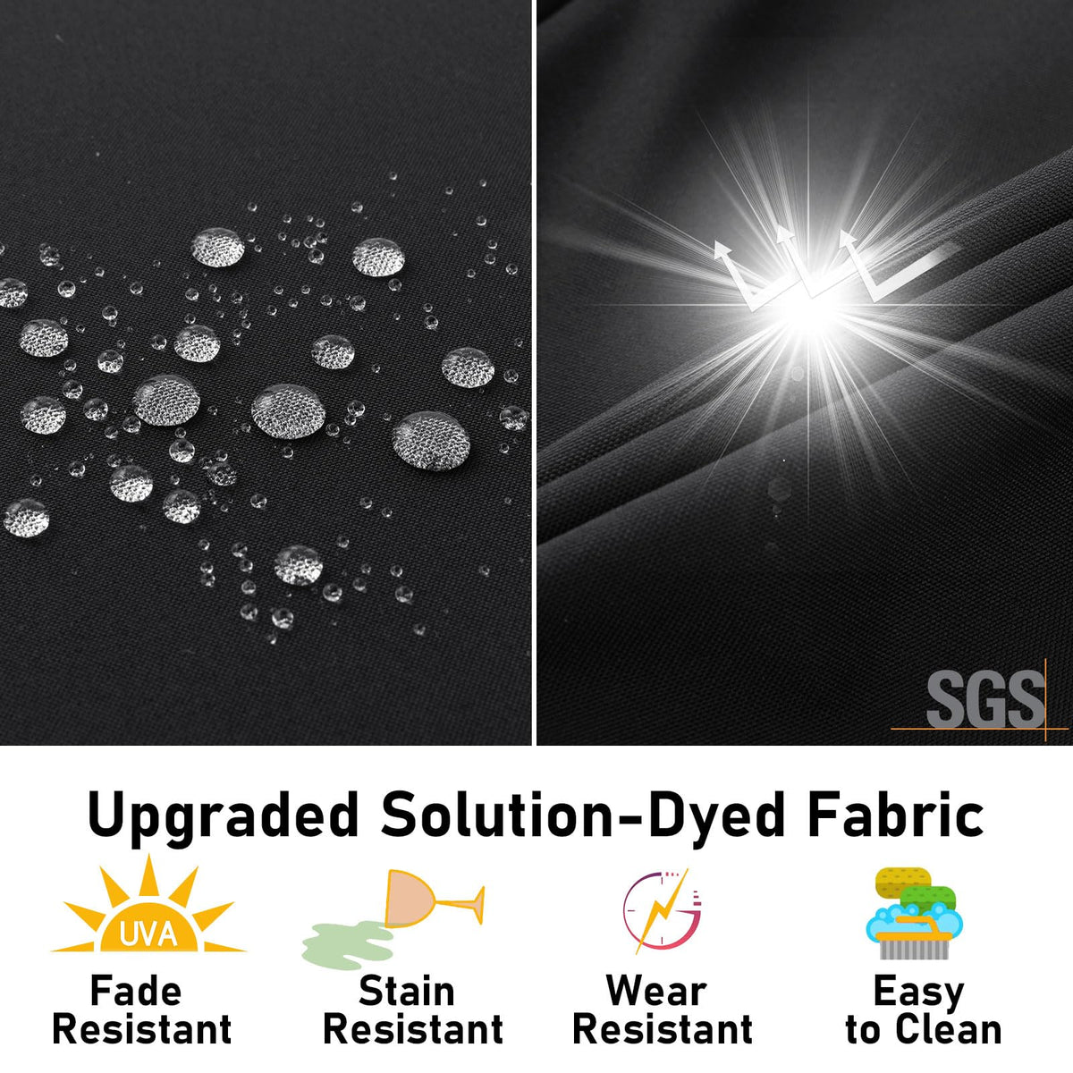Topotdor 2-inch foam padding delivers supportive comfort to reduce pressure during long sits.